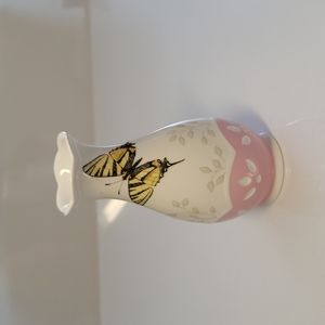 Lenox butterfly  ceramic vase